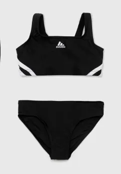 adidas Performance costum de baie pentru copii din doua piese 3S culoarea negru imagine