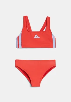 adidas Performance costum de baie pentru copii din doua piese culoarea rosu, JN6582 imagine