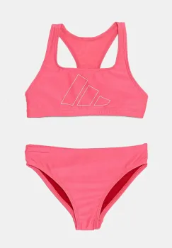 adidas Performance costum de baie pentru copii din doua piese culoarea roz, JG8829 imagine