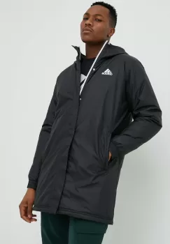 Adidas Performance geaca barbati, culoarea negru, de tranzitie imagine