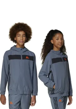 adidas Performance geaca copii culoarea gri, JD0631 imagine