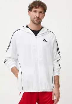 adidas Performance geaca sport Tiro 24 culoarea alb, de tranzitie, IM8808 imagine