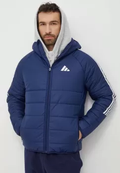 adidas Performance geaca sport Tiro 24 culoarea albastru marin, de iarna imagine