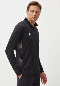 adidas Performance hanorac de antrenament culoarea negru, cu imprimeu, IS6152 imagine