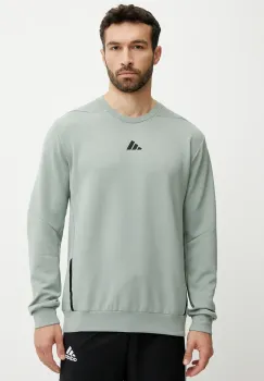 adidas Performance hanorac de antrenament Designed for Training culoarea verde, uni, JI8166 imagine