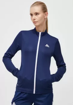 adidas Performance hanorac de antrenament Entrada 22 culoarea albastru marin, cu imprimeu imagine