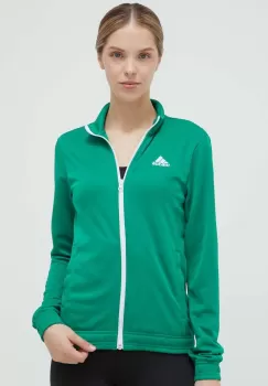 adidas Performance hanorac de antrenament Entrada 22 culoarea verde, neted imagine