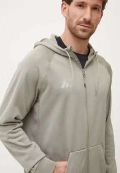 adidas Performance hanorac de antrenament Game and Go culoarea verde, cu gluga, neted, IW8395 imagine