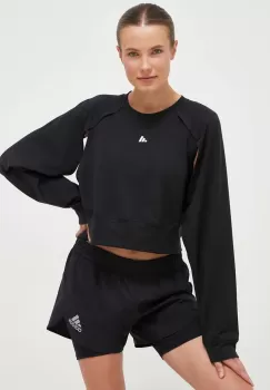 adidas Performance hanorac de antrenament Power culoarea negru, neted imagine