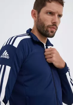 adidas Performance hanorac de antrenament Squadra 21 culoarea albastru marin, cu imprimeu imagine