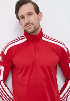 adidas Performance hanorac de antrenament Squadra 21 culoarea rosu, cu imprimeu imagine