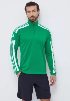 adidas Performance hanorac de antrenament Squadra 21 culoarea verde, cu imprimeu imagine