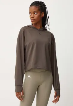 adidas Performance hanorac de antrenament Strength culoarea verde, cu gluga, neted, IW3190 imagine