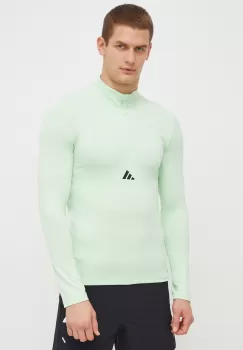 adidas Performance hanorac de antrenament Workout culoarea verde, neted imagine