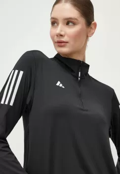 adidas Performance hanorac de jogging Own The Run culoarea negru, cu imprimeu imagine