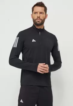 adidas Performance hanorac de jogging Own the Run culoarea negru, cu imprimeu imagine
