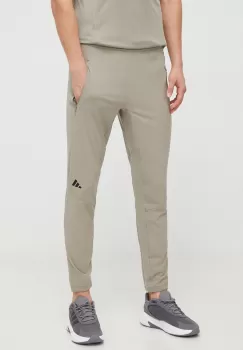 adidas Performance pantaloni de antrenament D4T culoarea verde, neted imagine