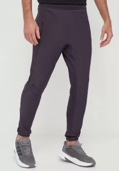 adidas Performance pantaloni de antrenament D4T culoarea violet, neted imagine