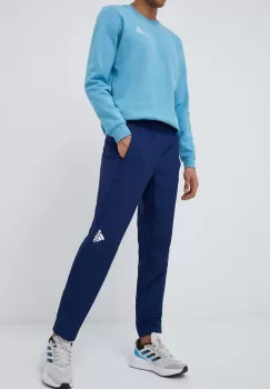 adidas Performance pantaloni de antrenament Designed for Movement culoarea albastru marin, neted imagine