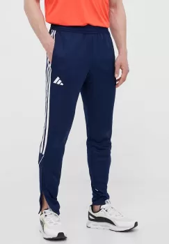adidas Performance pantaloni de antrenament Tiro 23 culoarea albastru marin, cu imprimeu imagine