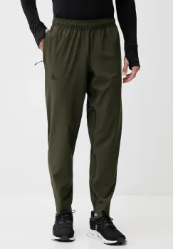 adidas Performance pantaloni de antrenament Tr-Es Woven culoarea verde, uni, KA7859 imagine