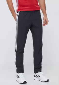 adidas Performance pantaloni de antrenament Trackstand culoarea negru, cu imprimeu imagine