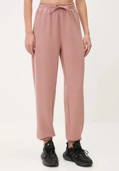 adidas Performance pantaloni de trening Designed for Training culoarea portocaliu, uni, JN7176 imagine