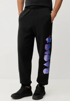 adidas Performance pantaloni de trening din bumbac PRIDE culoarea negru, cu imprimeu, JL7626 imagine