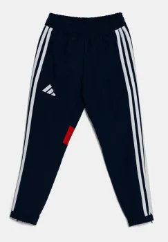 adidas Performance pantaloni de trening pentru copii culoarea albastru marin, cu imprimeu, JD0636 imagine