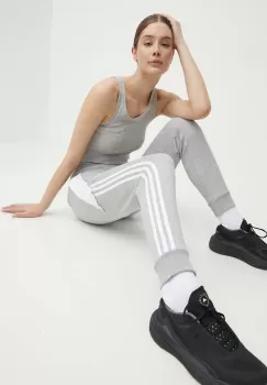 adidas Performance pantaloni de trening TIRO culoarea gri, modelator, IS1011 imagine