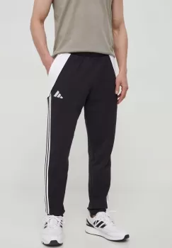adidas Performance pantaloni de trening Tiro24 culoarea negru, cu imprimeu, IP1976 imagine