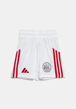adidas Performance pantaloni scurti copii AJAX culoarea alb, talie reglabila, JI7215 imagine