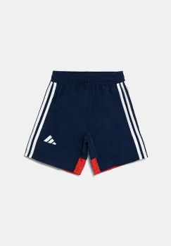 adidas Performance pantaloni scurti copii culoarea bleumarin, cu imprimeu, talie reglabila, JD0642 imagine