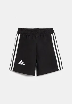 adidas Performance pantaloni scurti copii culoarea negru, cu imprimeu, talie reglabila, JD0641 imagine