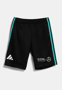 adidas Performance pantaloni scurti copii MER DNA culoarea negru, cu imprimeu, talie reglabila, JV5428 imagine