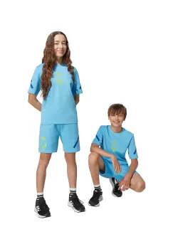 adidas Performance pantaloni scurti copii MESSI cu imprimeu, talie reglabila, KB2133 imagine