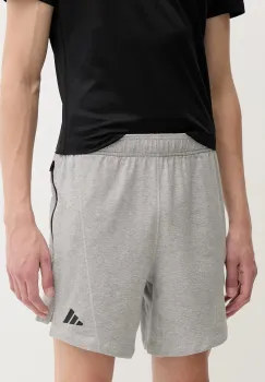 adidas Performance pantaloni scurti de antrenament Designed for Training culoarea gri, KB6966 imagine
