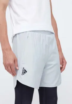 adidas Performance pantaloni scurti de antrenament Designed for Training culoarea verde imagine