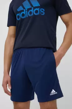 adidas Performance pantaloni scurti de antrenament Entrada 22 barbati, culoarea albastru marin imagine