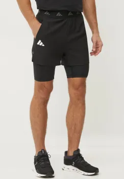 adidas Performance pantaloni scurti de antrenament Gym+ culoarea negru, JE5665 imagine