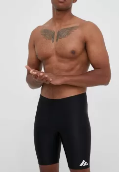 adidas Performance pantaloni scurti de baie Solid culoarea negru imagine