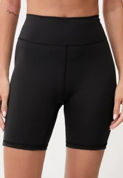 adidas Performance pantaloni scurti de yoga All me culoarea negru, uni, high waist, JW7665 imagine