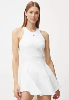 adidas Performance rochie sport culoarea bej, mini, evazati, IW8811 imagine