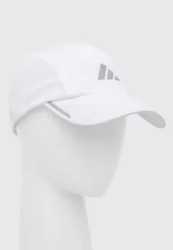 adidas Performance sapca culoarea alb, cu imprimeu imagine