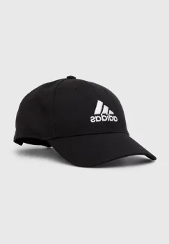 adidas Performance sapca de baseball din bumbac culoarea negru, cu imprimeu imagine