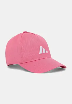adidas Performance sapca de baseball din bumbac pentru copii culoare roz JX1262 imagine
