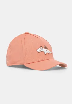 adidas Performance sapca din bumbac pentru copii culoarea portocaliu, cu imprimeu, JD5820 imagine