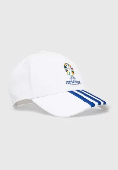 adidas Performance sapca Euro 2024 culoarea alb, cu imprimeu, IT3314 imagine