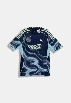 adidas Performance tricou copii AJAX culoarea bleumarin, cu model, JI7218 imagine