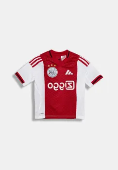 adidas Performance tricou copii AJAX culoarea rosu, cu imprimeu, JI7217 imagine